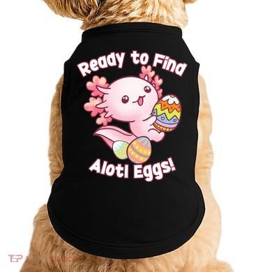 Ready To Find Alotl Eggs! Cute Axolotl Anime Kawaii Easter Doggie Tank