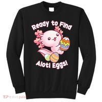 Ready To Find Alotl Eggs! Cute Axolotl Anime Kawaii Easter Sweatshirt thumb 0