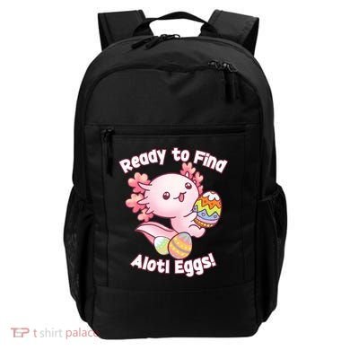 Ready To Find Alotl Eggs! Cute Axolotl Anime Kawaii Easter Backpack