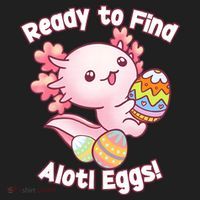 Ready To Find Alotl Eggs! Cute Axolotl Anime Kawaii Easter Beanie thumb 2