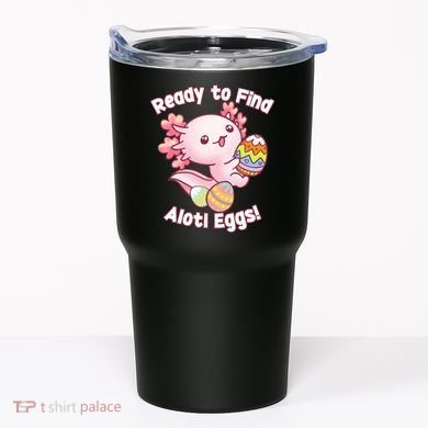 Ready To Find Alotl Eggs! Cute Axolotl Anime Kawaii Easter Tumbler