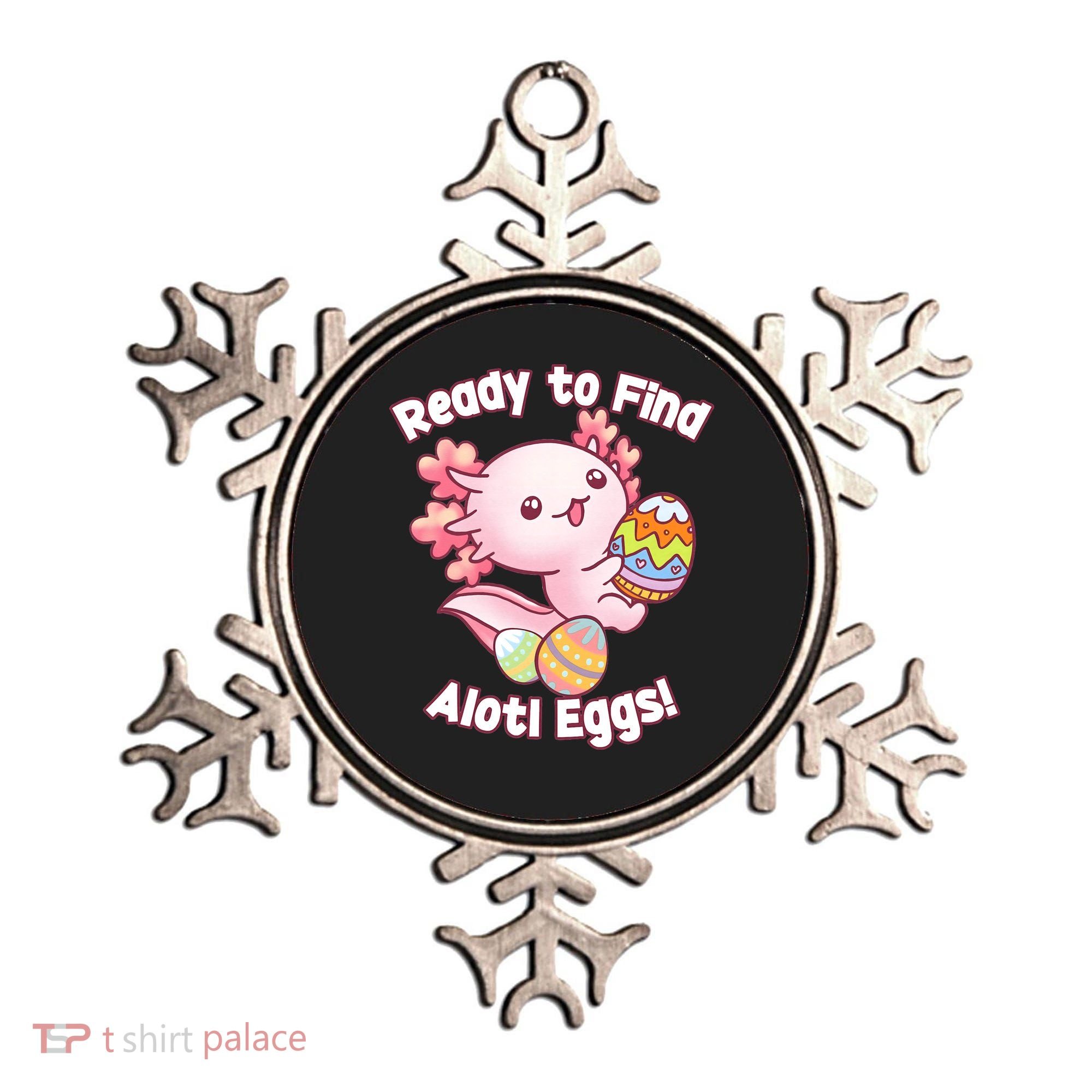 Ready To Find Alotl Eggs! Cute Axolotl Anime Kawaii Easter Ornament