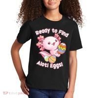 Ready To Find Alotl Eggs! Cute Axolotl Anime Kawaii Easter Kids T-Shirt thumb 2