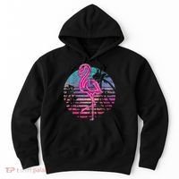 Retro Tropic Flamingo Hoodie thumb 0