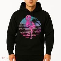 Retro Tropic Flamingo Hoodie thumb 2
