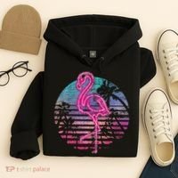 Retro Tropic Flamingo Hoodie thumb 4