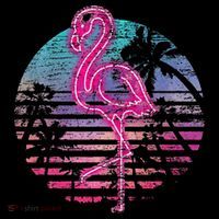 Retro Tropic Flamingo Hoodie thumb 7