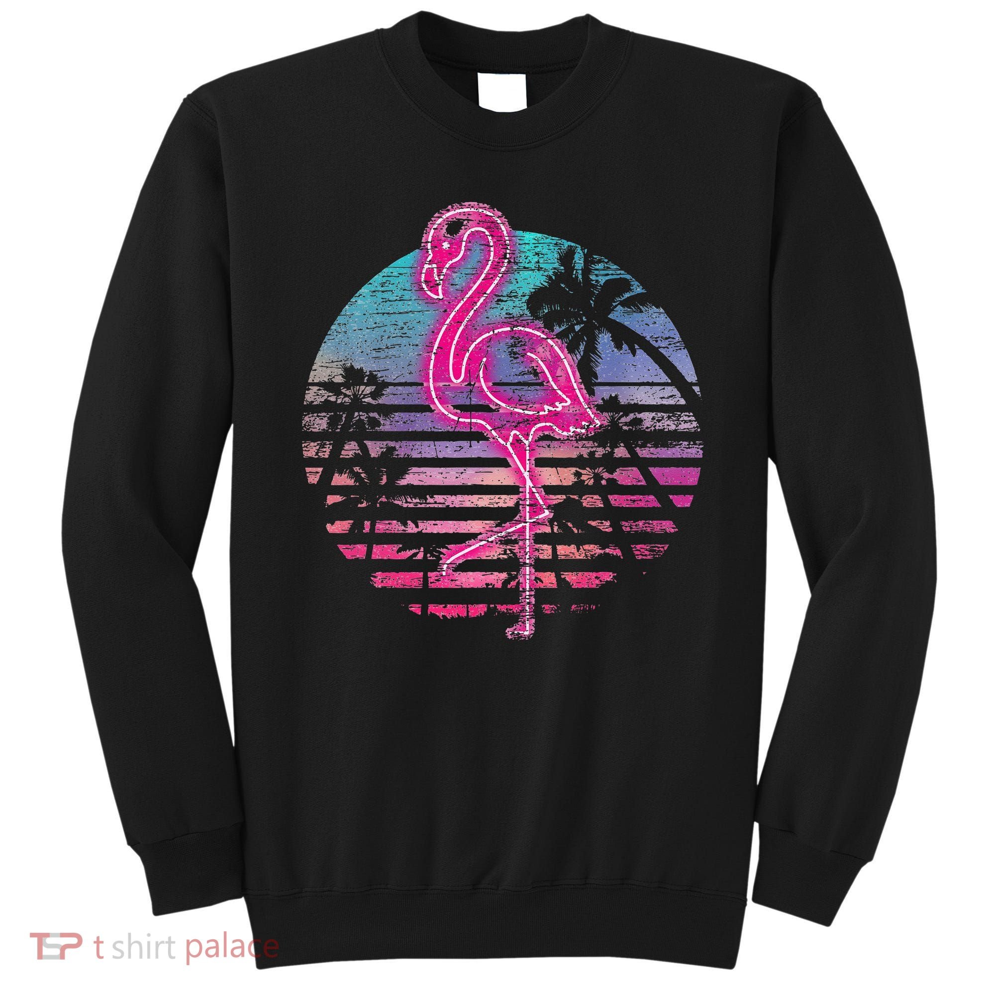 Retro Tropic Flamingo Sweatshirt