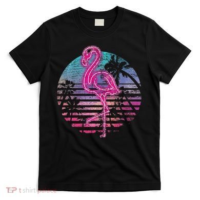Retro Tropic Flamingo T-Shirt
