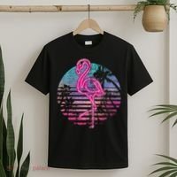 Retro Tropic Flamingo T-Shirt thumb 2
