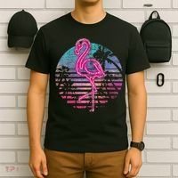 Retro Tropic Flamingo T-Shirt thumb 6