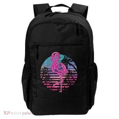 Retro Tropic Flamingo Backpack