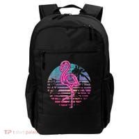 Retro Tropic Flamingo Backpack thumb 0