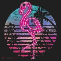 Retro Tropic Flamingo Beanie thumb 2