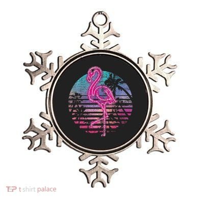 Retro Tropic Flamingo Ornament