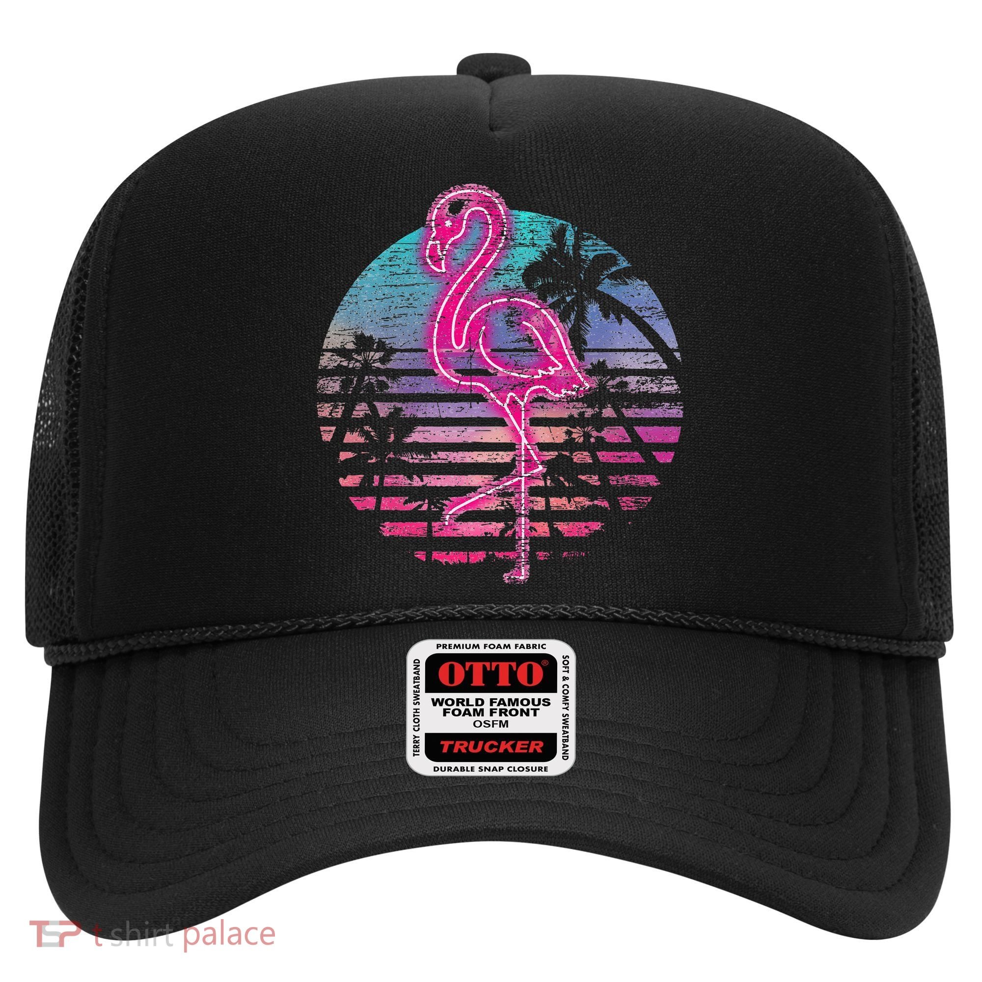 Retro Tropic Flamingo Hat