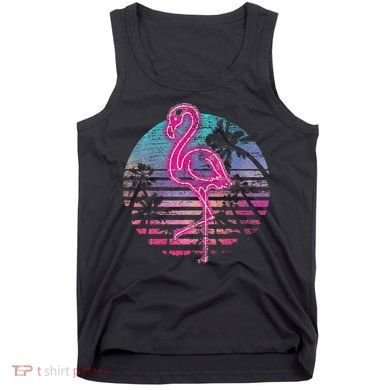 Retro Tropic Flamingo Tank Top
