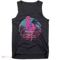 Retro Tropic Flamingo Tank Top thumb 0