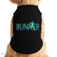 Runner Track & Field Cross Country Marathon Running Graphic Doggie Tank thumb 0