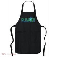 Runner Track & Field Cross Country Marathon Running Graphic Apron thumb 0