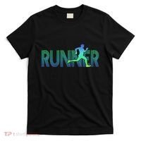 Runner Track & Field Cross Country Marathon Running Graphic T-Shirt thumb 0