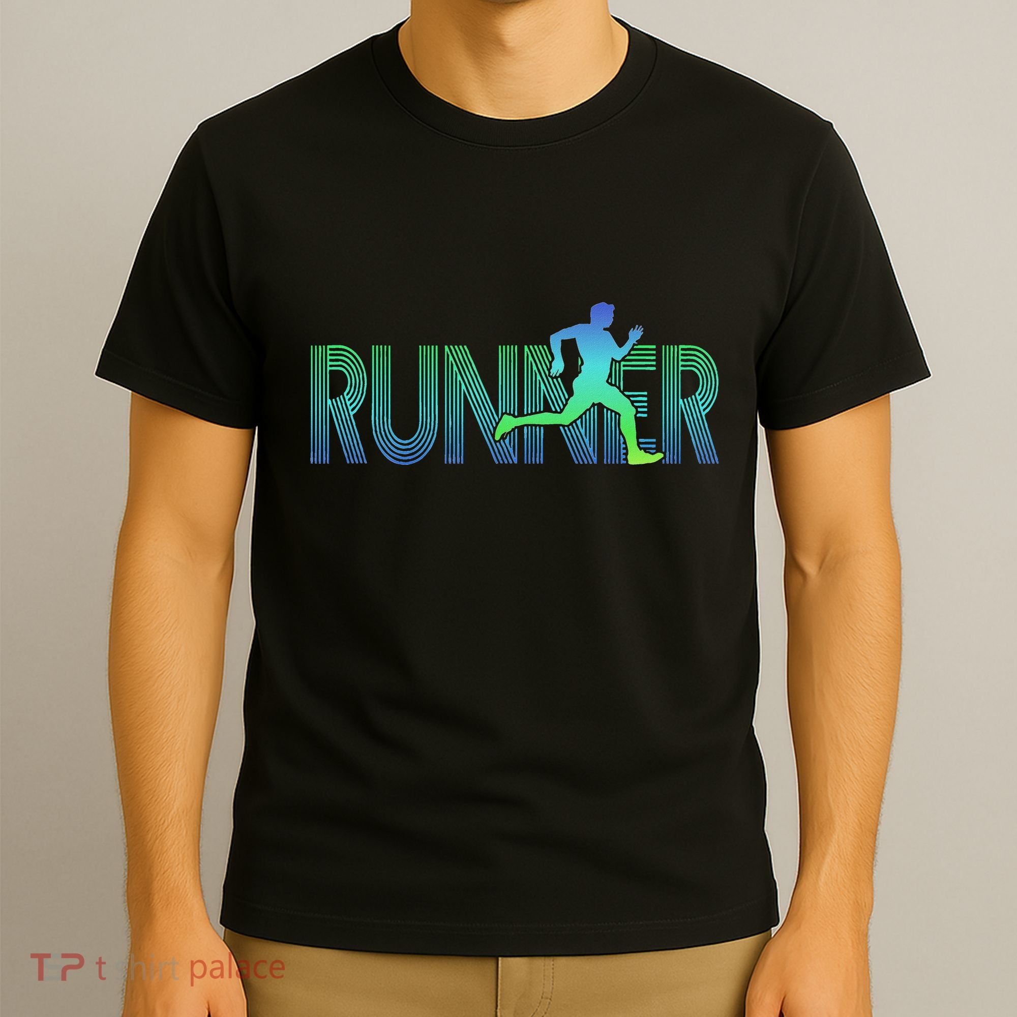 Runner Track & Field Cross Country Marathon Running Graphic T-Shirt