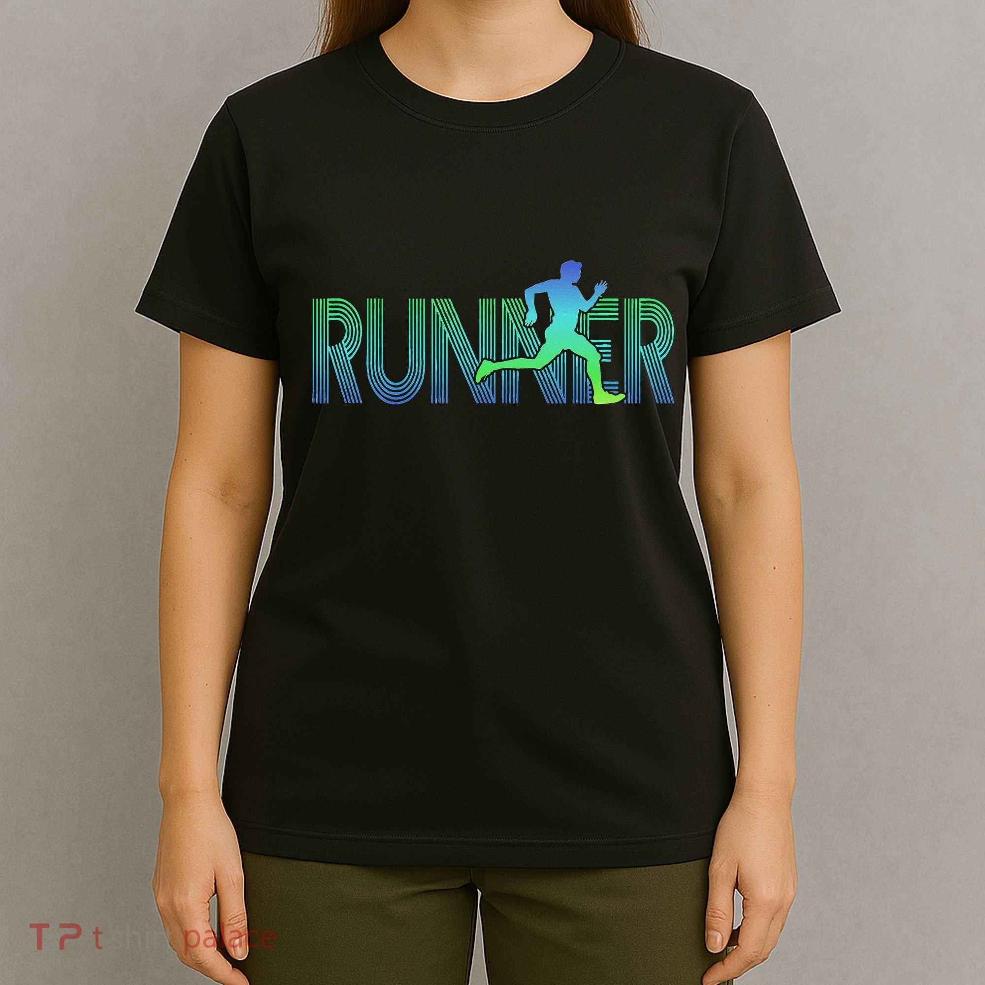Runner Track & Field Cross Country Marathon Running Graphic T-Shirt