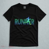 Runner Track & Field Cross Country Marathon Running Graphic T-Shirt thumb 5