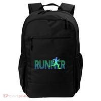 Runner Track & Field Cross Country Marathon Running Graphic Backpack thumb 0