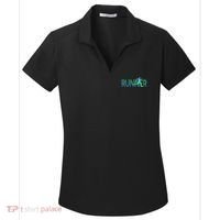 Runner Track & Field Cross Country Marathon Running Graphic Women's Dry Zone Grid Polo thumb 0