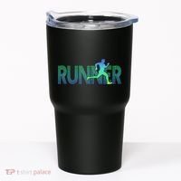 Runner Track & Field Cross Country Marathon Running Graphic Tumbler thumb 0