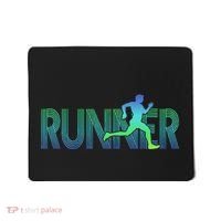 Runner Track & Field Cross Country Marathon Running Graphic Mousepad thumb 0