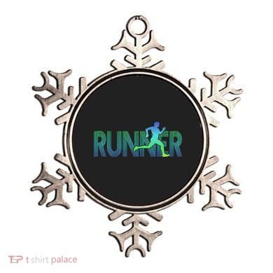 Runner Track & Field Cross Country Marathon Running Graphic Ornament