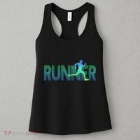 Runner Track & Field Cross Country Marathon Running Graphic Women's Tank Top thumb 3