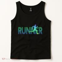 Runner Track & Field Cross Country Marathon Running Graphic Tank Top thumb 2