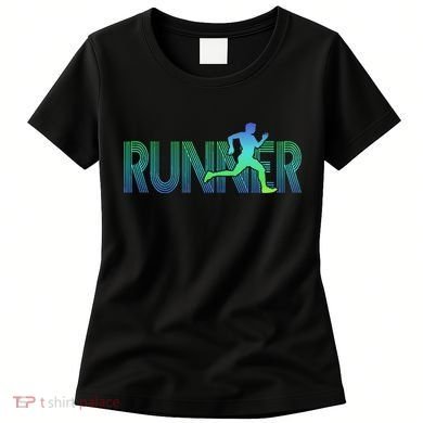 Runner Track & Field Cross Country Marathon Running Graphic Women's T-Shirt