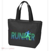 Runner Track & Field Cross Country Marathon Running Graphic Tote Bag thumb 3