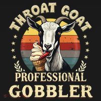 Retro Throat Goat Inappropriate Adult Humor Funny Gag Memes Women's Hoodie thumb 2