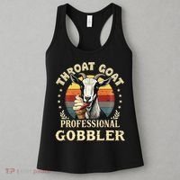 Retro Throat Goat Inappropriate Adult Humor Funny Gag Memes Women's Tank Top thumb 3