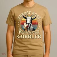 Retro Throat Goat Inappropriate Adult Humor Funny Gag Memes T-Shirt thumb 3