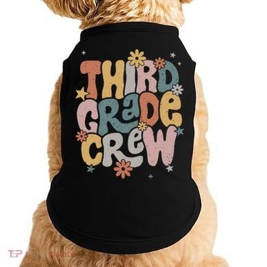 Retro Third Grade Crew 3rd Grade Teacher First Day Of School Teacher Doggie Tank