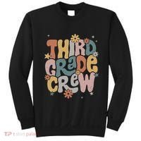 Retro Third Grade Crew 3rd Grade Teacher First Day Of School Teacher Sweatshirt thumb 0