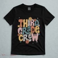 Retro Third Grade Crew 3rd Grade Teacher First Day Of School Teacher T-Shirt thumb 5