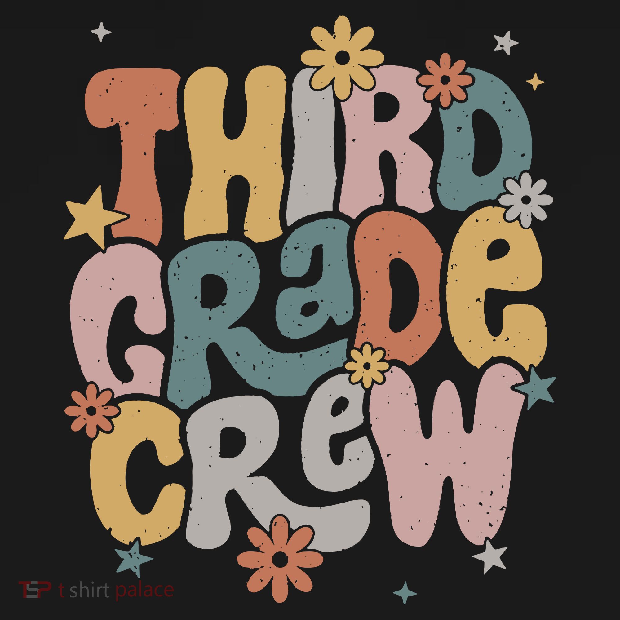Retro Third Grade Crew 3rd Grade Teacher First Day Of School Teacher Mousepad