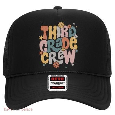 Retro Third Grade Crew 3rd Grade Teacher First Day Of School Teacher Hat