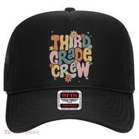 Retro Third Grade Crew 3rd Grade Teacher First Day Of School Teacher Hat thumb 0