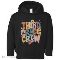 Retro Third Grade Crew 3rd Grade Teacher First Day Of School Teacher Toddler Hoodie thumb 0