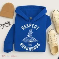 Respect The Groundhog Funny Groundhog Day Shadow Lover Gift Hoodie thumb 4