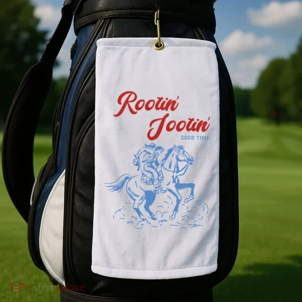 Rootin Tootin Good Time Golf Towel