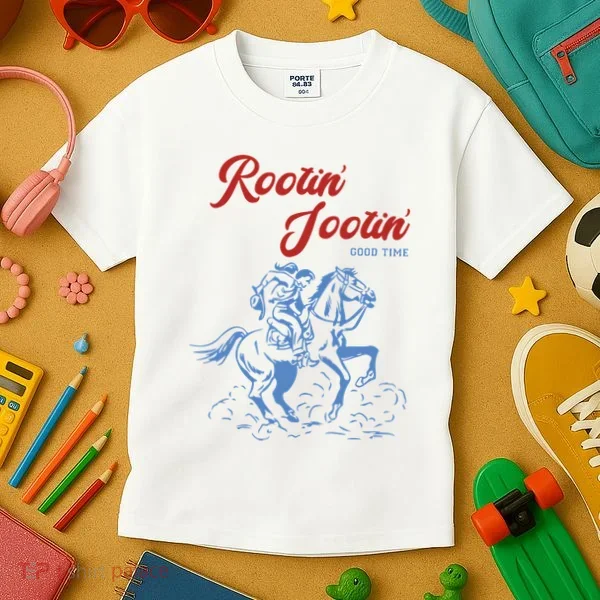 Rootin Tootin Good Time Kids T-Shirt